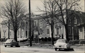 Cape May New Jersey NJ Court House Classic Cars Vintage Postcard