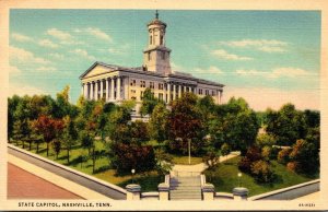 Tennessee Nashville State Capitol Building Curteich