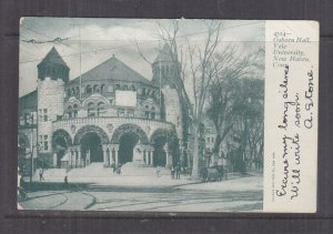 YALE UNIVERSITY, NEW HAVEN, CONN., OSBORN HALL, 1906 ppc., used.