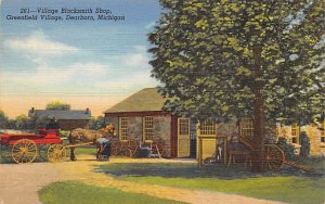 Greenfield Village Village Blacksmith Shop Dearborn MI 