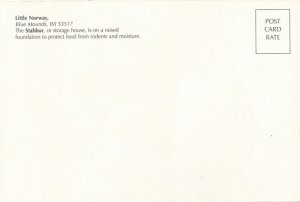 Blue Mounds WI, Wisconsin - The Stabbur or Storage House at Little Norway Museum