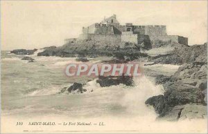 Postcard Old Saint Malo Fort National