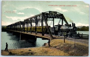 Postcard - Overland Limited Going East