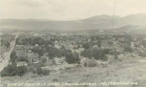 1920s RPPC View Pocatello ID (Right 1/2 of Set) Bannock County, Yellowstone PHG