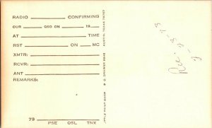 QSL Radio Card From Bonner Springs Kansas WAØSMG