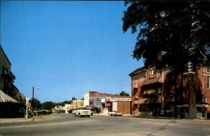 Geneva AL Alabama County Courthouse Commerce St c1950-60s Vintage Postcard