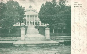 Vintage Postcard 1905 View of State House Augusta Maine ME