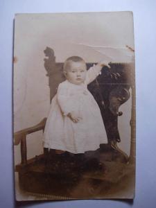 Old rppc PORTRAIT Taken at Studio in GLOVERSVILLE NEW YORK NY Postcard y8337