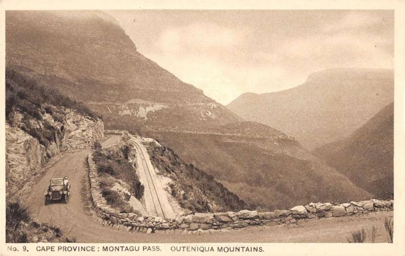 Cape Province South Africa Montagu Pass Outeniqua Mountains Postcard J49511 