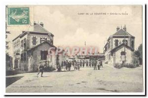 Creuse La Courtine Old Postcard Entree camp (very animated)