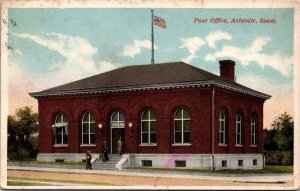 Post Office Atlantic IA Postcard PC14