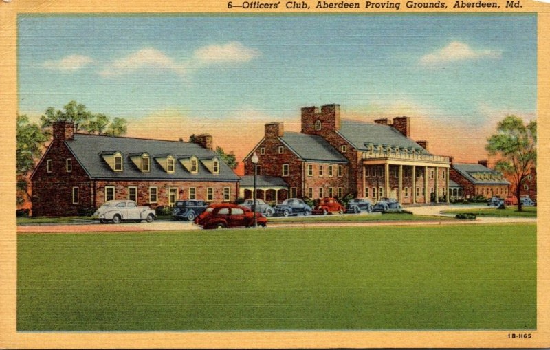 Maryland Aberdeen Proving Ground Officers' Club Curteich