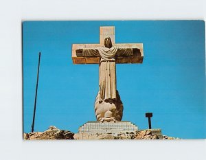 Postcard Christ The King, Sierra De Cristo Rey, El Paso, Texas