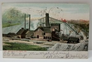 Mining Scene JOPLIN, MO ca 1907 Postcard