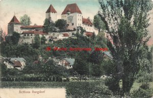 Switzerland, Burgdorf, Schloss, Castle, 1909 PM, Stamp, Kaspar No 1322