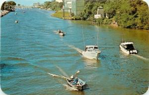 MI, Manistee, Michigan, Channel, Boats, Dexter Press No. 47627-C