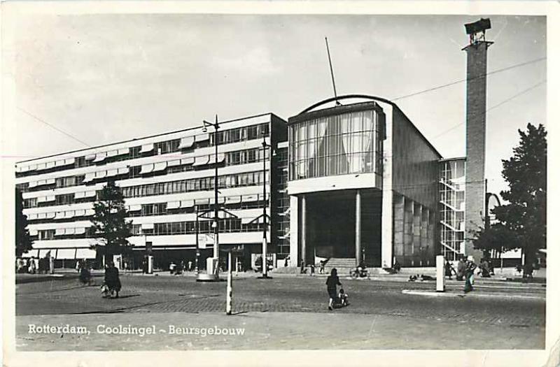 RPPC of Coolsingel Beursgebouw Stadsdriehoek Rotterdam Netherlands