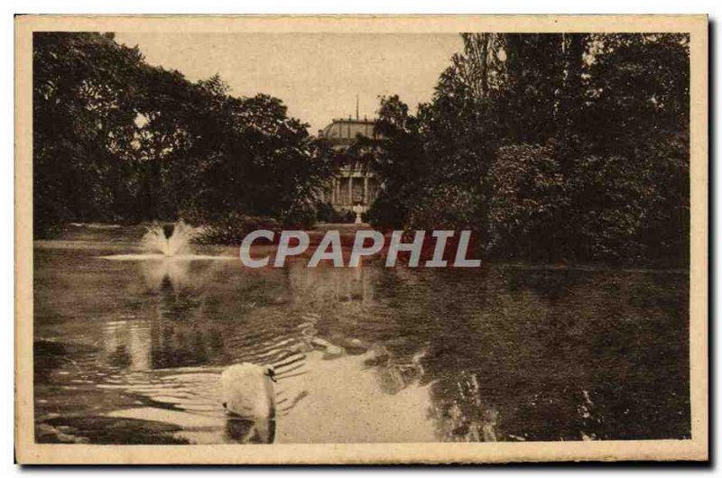 Old Postcard Wiesbaden Theater Von Den anlagen