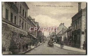 Romilly sur Seine Street Old Postcard of the ball d & # 39or