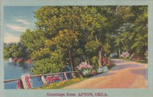 Oklahoma Greetings From Afton 1952