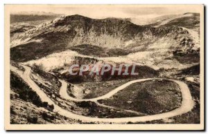 Old Postcard Gorges du Loup Gorges road has Gourdon