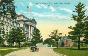 IA, Ames, Iowa State College, Central Hall, Tichnor No. A-76584