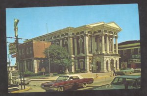 HOPKINSTOWN KENTUCKY CHRISTIAN COUNTY COURTHOUSE OLD CARS POSTCARD 1963 OLDS