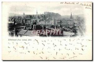  Vintage Postcard Edinburgh From Calton Hill