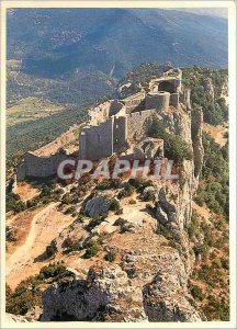Postcard Modern Cathar Castle Payrepertus
