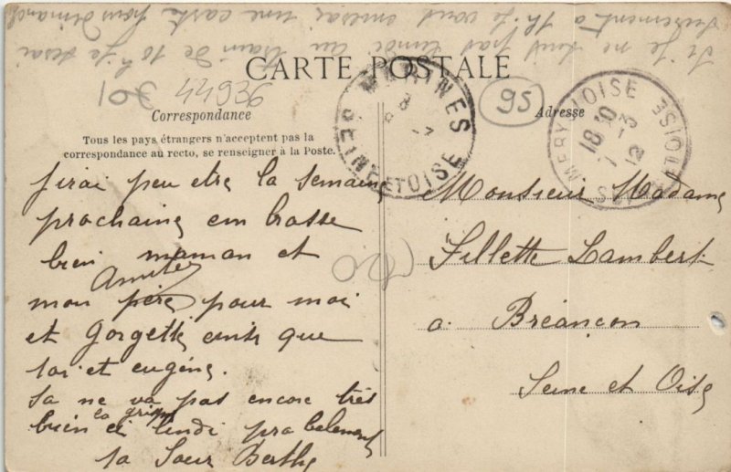 CPA Mery-Sur-Oise - Rue des Ecoles (44936)