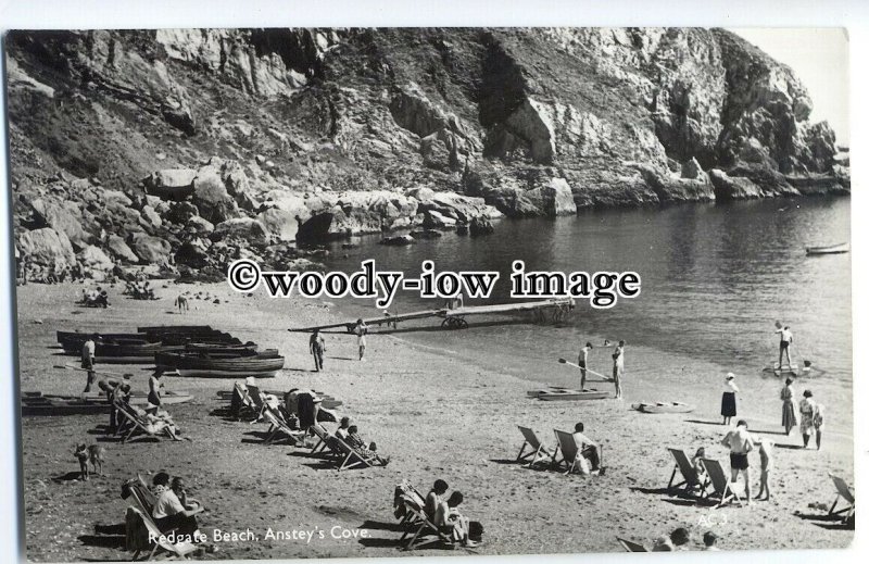 tp9117 - Devon - Redgate Beach, at Anstey's Cove, in Torquay - postcard