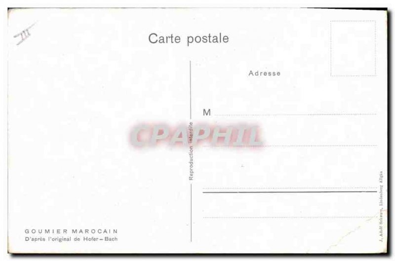 Postcard Modern Army Hofer Bach Moroccan goumier