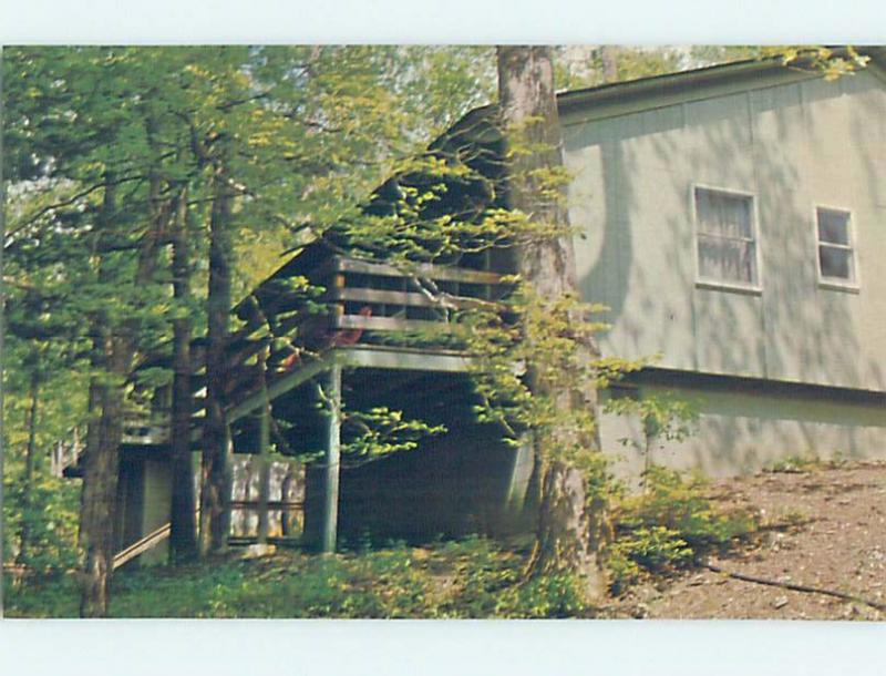 Unused Pre-1980 COTTAGE SCENE Blairsville Georgia GA c2496