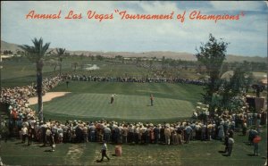 Las Vegas Golf Golfing Tournament of Champions c1960 Postcard