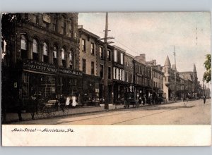 c1905 FW WOOLWORTH STORE Main St Norristown Pennsylvania PA Street UDB Undivided