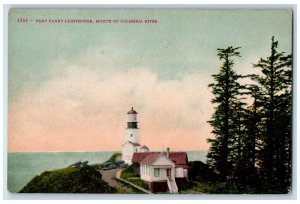 c1910s Fort Canby Lighthouse Mouth Of Columbia River Oregon OR Unposted Postcard