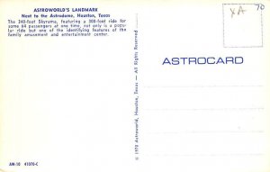 Astroworlds Landmark - Houston, Texas TX  