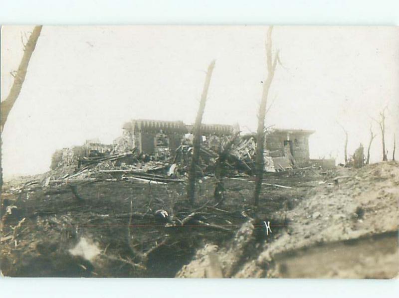 rppc 1920's BUILDING DESTROYED BY WAR OR EARTHQUAKE AC8886