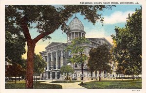 Sangamon County Court House - Springfield, Illinois IL  