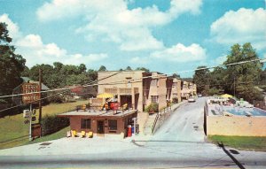 Hot Springs, AR Arkansas  PERRY PLAZA MOTEL   Roadside  1963 Chrome Postcard