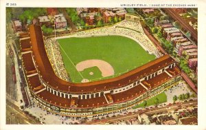 Beautiful Wrigley Field, Home of the  Chicago Cubs, Old Postcard