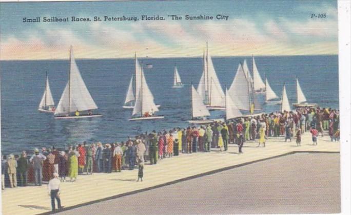 Florida St Petersburg Small Sailboat Races 1958