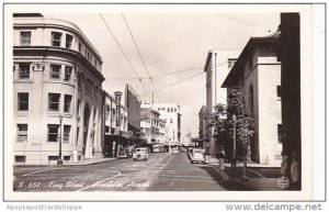 Hawaii Honolulu King Street Real Photo