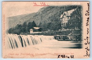 Gruss aus Blankenburg Schwarzathal GERMANY UDB Postcard