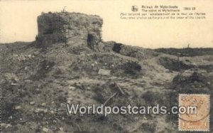 Ruines de Wytschaete Belgium 1920 Stamp on front 