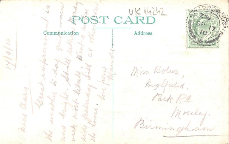 uk14242 south bay scarborough real photo uk