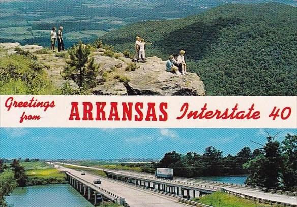 Greetings From Arkansas Interstate 40 Arkansas