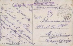 Brahms signed V. Franke early postcard