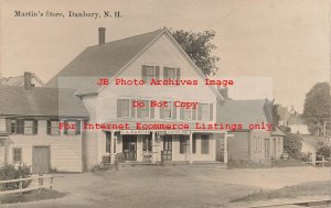 NH, Danbury, New Hampshire, RPPC, Martin's General Store, Andrew Studio