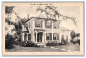 c1954 Birthplace David Harum Exterior Homer New York NY Vintage Antique Postcard 